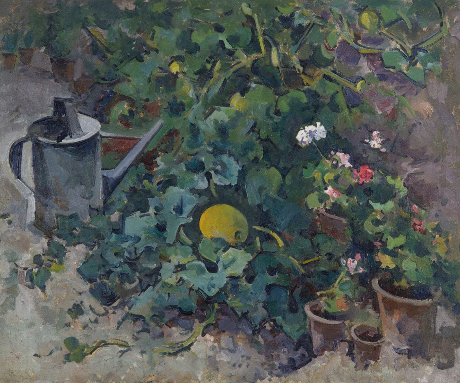 Садовый натюрморт с лейкой. Середина 1920-х